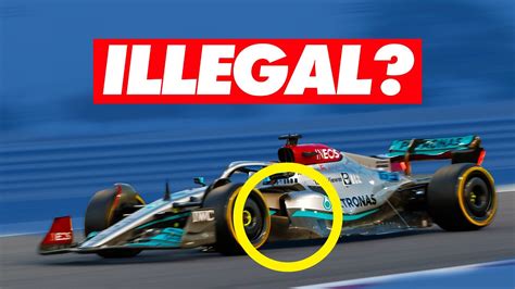 Are Mercedes Sidepods Legal? - YouTube