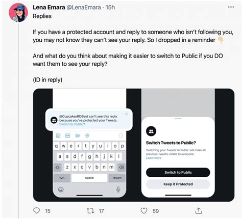 Are Twitter replies from protected accounts visible to those not ...