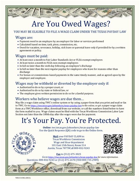 Are You Owed Wages? How the Law and L & I Can Help You Get Wages …