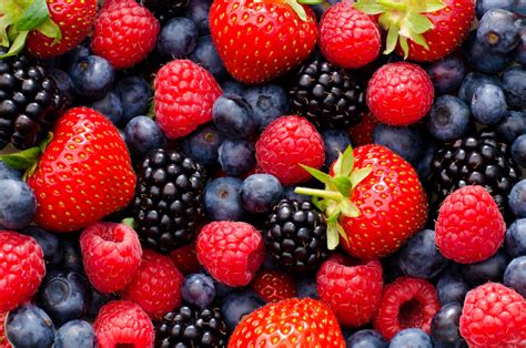 Are berries a fruit. Jan 12, 2024 · The triangular-shaped berry-like fruits grow on woody upright canes. Each fruit measures 0.4” to 1.2” (10 – 30 mm) in diameter and can weigh between 0.11 and 0.18 oz. (3 – 5 g). Rather than being a single berry with a seed, raspberry fruits consist of hundreds of druplets with juicy pulp and a single seed. 