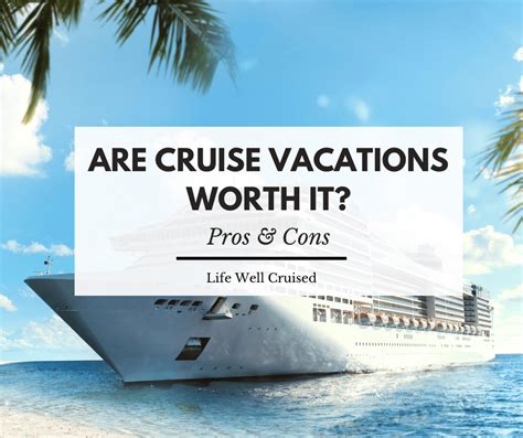 Are cruises worth it. Here is my list of the pros and cons of a Disney Cruise: Disney Cruise on Your Horizon? Get a Quote from a Disney Travel Agent now! My Disney Cruise … 