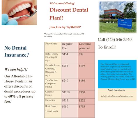 Discount dental plans Discount plans charge an an