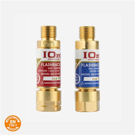 Are flashback arrestors necessary.  This type is typically Riviera Maritime Media S...