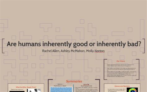 Are humans inherently good? Debate.org