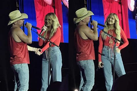 Kelsea Ballerini and Kenny Chesney were joined onstage by
