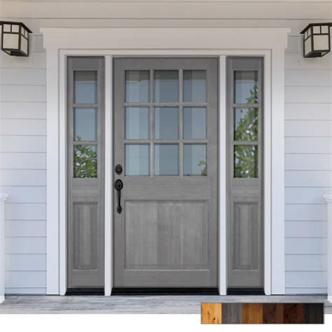Krosswood Doors: Krosswood Doors: Krosswood Doors: Krosswood Doors: Name: 56 in. x 80 in. Craftsman Shaker 10-Lite Both Active MDF Solid Hybrid Core Double Prehung Interior Door: 60 in. x 80 in. Knotty Alder Universal/Reversible 10-Lite Clear Glass Red Mahogany Stain Wood Double Prehung French Door . 
