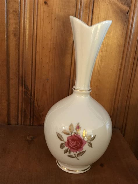 Vintage Lenox vase “serenade “ with birds flowers and 24 karat gol