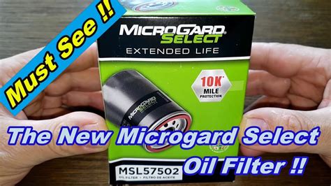 Has anyone else seen these new Microgard select oil filters? 