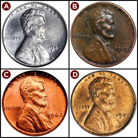 1943 Bronze – $100,000+ 1944 Steel – $75,000+ 1955 Double