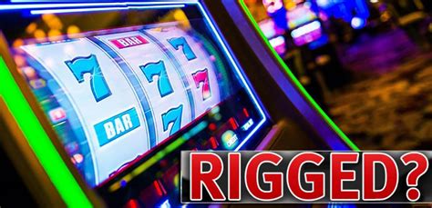 online casino games are rigged