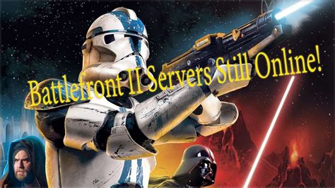 Are star wars battlefront 2 servers still up. It is active on steam, though it may be difficult to find a game at certain time slots (notably afternoon in eastern US). I have a lot of fun in online play even though it's laggy sometimes. There are some people who play the game that are really good at the game so it'll be hard to contend with them but once you get into it, it's a lot of fun ... 