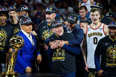 Are the Denver Nuggets' championship hats misspelled?