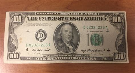 1969A $100 Bills don’t have collector value with the following less common exception: 1. Star serial number AND fancy serial numbers from any bank.. 