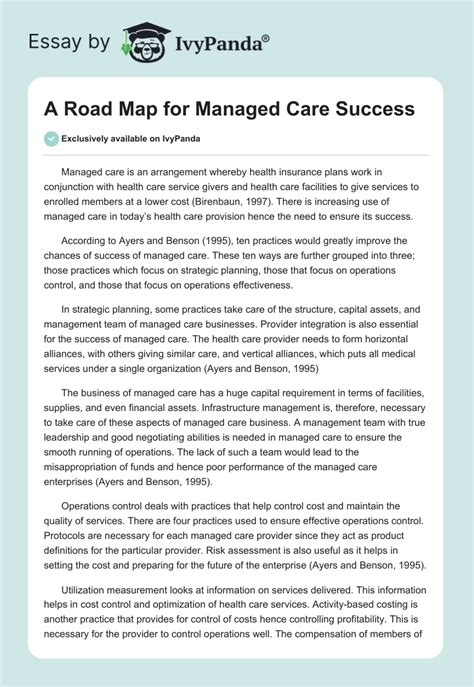 Are you Positioned for Managed Care Success?