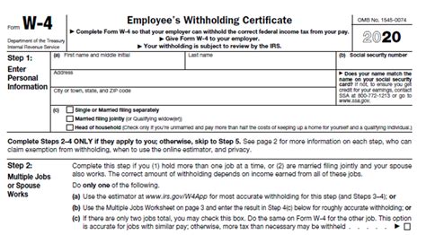 withholding and when you must furnish a new Form W-4, see Pub. 505, Tax Withholding and Estimated Tax. Exemption from withholding. You may claim exemption from withholding for 2023 if you meet both of the following conditions: you had no federal income tax liability in 2022 and you expect to have no federal income tax liability in 2023.