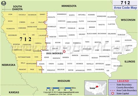The prefix 712 is the area code for Iowa. For the fictitious phone number 862400 and the area code 712 the number to dial is 712 862400. And Iowa is located in United States of …. 