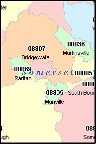 Area Codes for HILLSBOROUGH, NJ