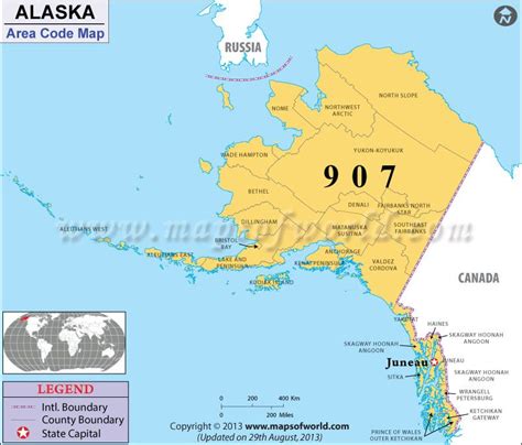 Area Codes in Alaska