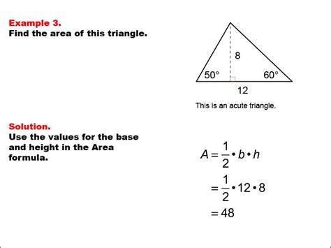 Area Perimeter Of A Triangle