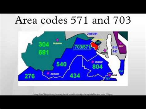 Area codes 571 and 703 - YouTube