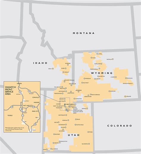 Areas We Serve - Rocky Mountain Power