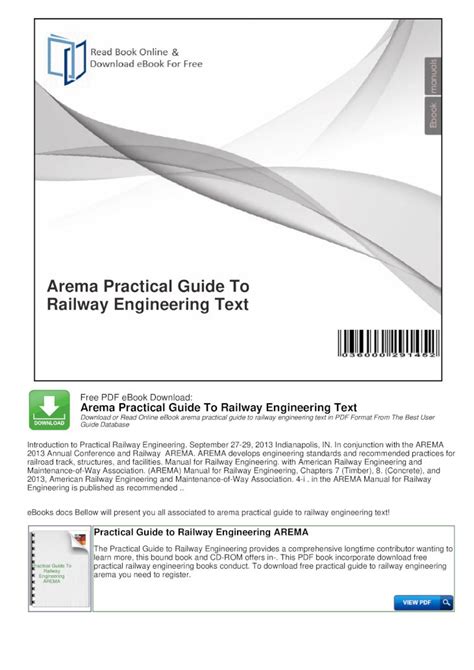 Arema manual for railway engineering chapter 16. - Programmazione rapida gui con python e qt la guida definitiva.