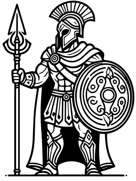 Ares Coloring Page