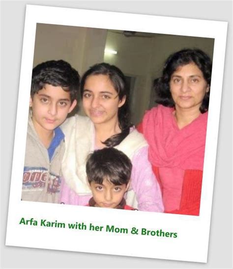 Arfa karim siblings