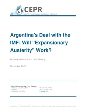 Argentina s Deal With the IMF Will Expansionary Austerity Work