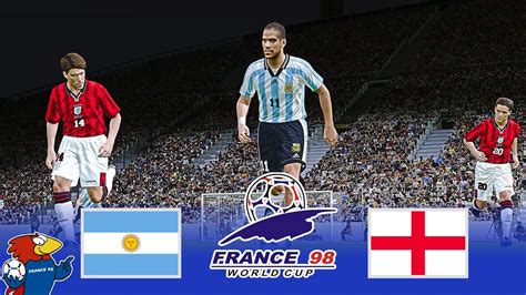 Argentina vs Inglaterra mundial Francia 98 - YouTube