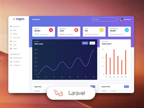 Argon Dashboard Laravel Free Frontend Preset For Laravel Creative Tim