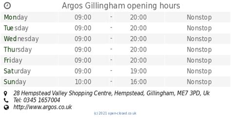 Argos Ltd Hempstead ⏰ opening times 28 Hempstead Valley …