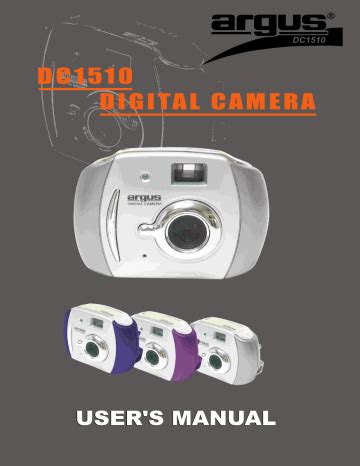 Argus digital camera dc 1510 manual. - Honda fg 200 manuale di servizio.