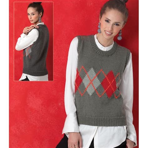 Argyle vest knitting pattern free.  Get the free knitting pattern (web version) Get...