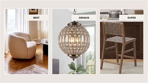 Arhaus dupes on amazon.  These Arhaus-inspired designs offer substance...