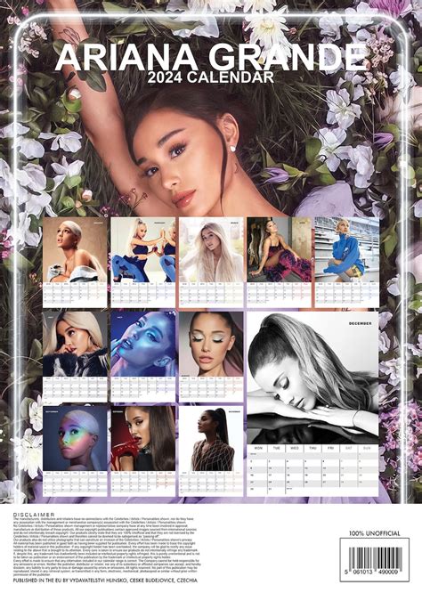 Ariana Grande Calendar 2024