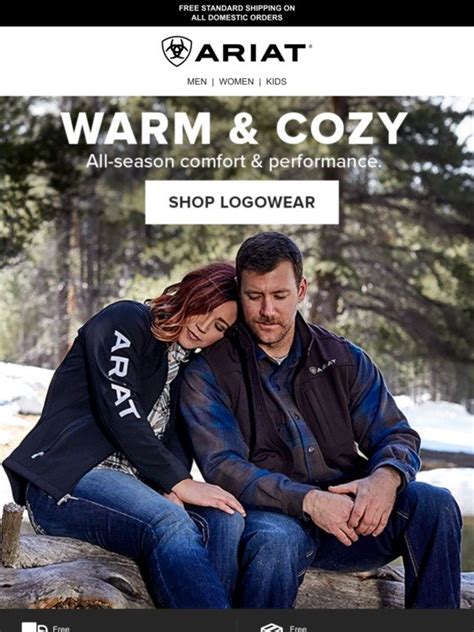 Ariat international inc. 4.8. 1 color. Women's. Chimayo Pullover Sweater. $99.95 $79.96. 4.5. All Ariat women’s clothing is made with the highest commitment to quality, comfort, and performance. Whether you’re looking for a warm and rugged jacket for cold weather rides, a versatile pair of jeans, or a stylish top that you can wear out on the town, we’ve assembled ... 