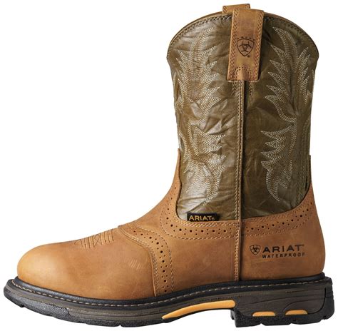 Ariat work. Ariat Men Footwear Work Boots Pull-On WorkHog Work Boot Men's Style No. 10031672. WorkHog Work Boot. Price reduced from $204.95 to $163.96 