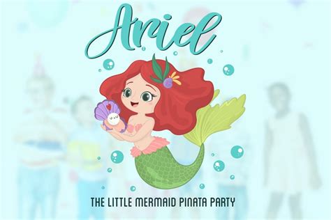 Ariel - The Little Mermaid Pinata Party - JitteryGit