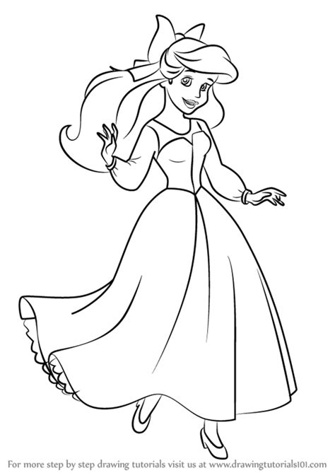Ariel Human Coloring Pages