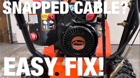 Ariens snowblower lower traction cable replacement.  You may receive a partial or ...