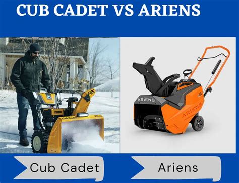 Ariens vs cub cadet. Things To Know About Ariens vs cub cadet. 