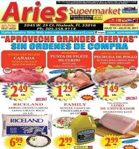 Aries supermarket. Find the best deals on groceries, fresh produce, and more at Presidente Supermarkets, the leading Hispanic supermarket chain in Florida. 
