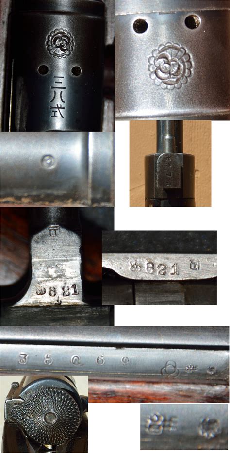 Arisaka type 38 markings. The weapon's rifled barrel was bored out to make the barrel smooth bore and most of the receiver markings were removed, including the Imperial Chrysanthemum. In its place were the characters 空 放 銃, which mean 'blank firing gun'. Manchu Arisaka. The "Manchu Arisaka" is a Chinese contract of the Type 30 rifle and carbine. 