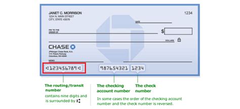 Check out the ABA routing number to send a