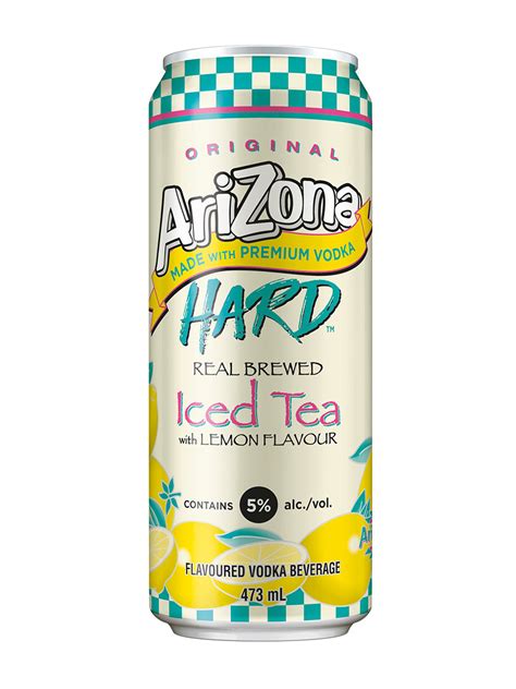 Arizona hard. Arizona Hard Iced Tea contains a blend of different types of alcohol, including vodka, rum, gin, and tequila. The combination of these spirits gives it a unique and enticing flavor profile. With a moderate alcohol content, this beverage can be enjoyed responsibly by those who appreciate a good mixed drink. 