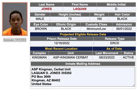 Arizona inmate search by name. .  ...