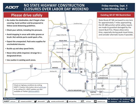 According to ABC15, the Arizona Department of Transportation (ADOT) has announced significant closures due to ongoing construction projects, including a full northbound shutdown of Loop 101 (Pima .... 