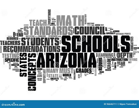 Arizona schools math standards is there a better Vector Image