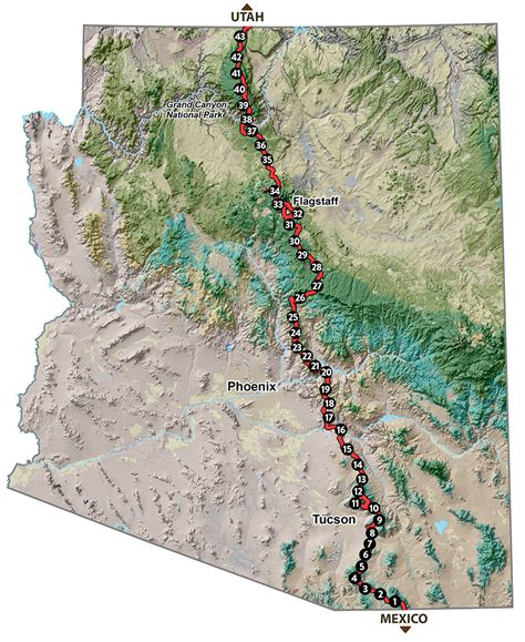 Arizona trail map. Have you ever wanted to explore a new city, plan a road trip, or simply visualize your favorite hiking trails? Creating your own custom map can be a fun and practical way to naviga... 